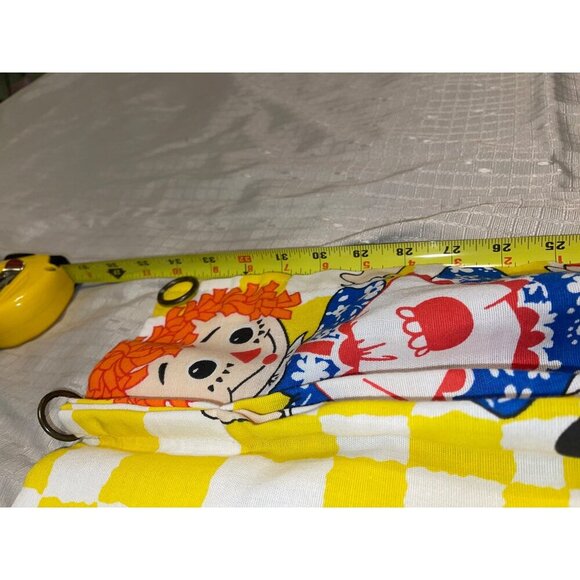 Vintage Raggedy Ann & Andy Three Curtain Panels - Picture 4 of 8